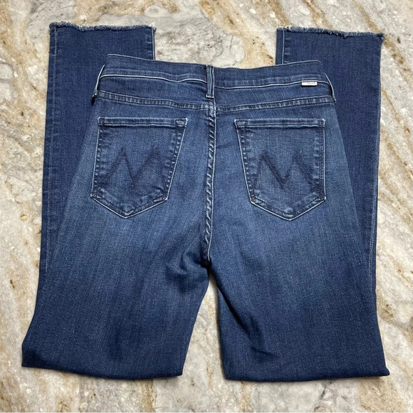 MOTHER The Rascal Ankle Snippet Jeans Color: Mint Condition size 26 - Picture 15 of 16